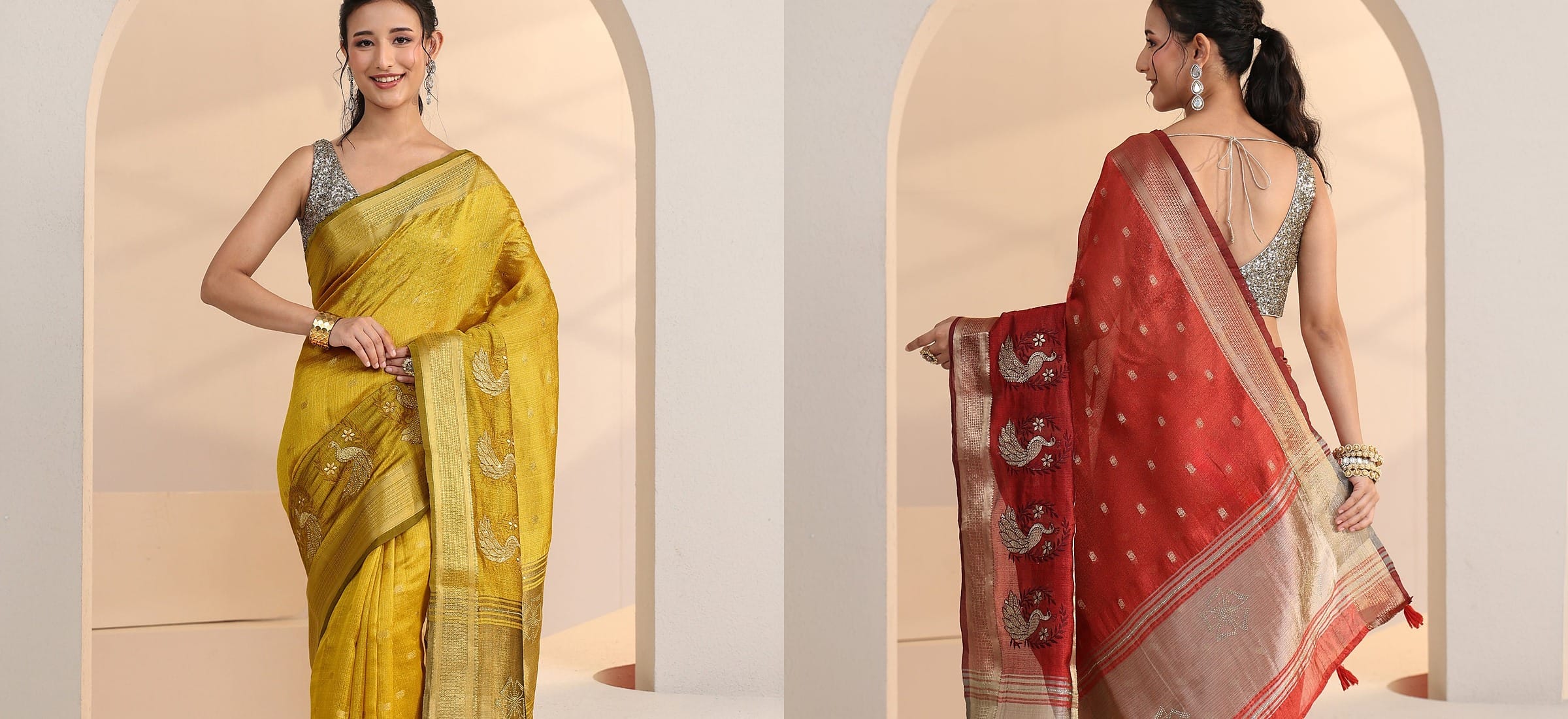 AJIO Saree Sale August 2026: Woven Silks From Rs. 240 to Rs. 2,973