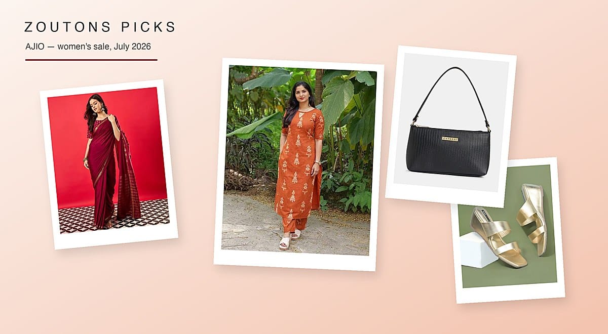 AJIO Women's Sale July 2026: 21 Zoutons Picks From Rs. 349