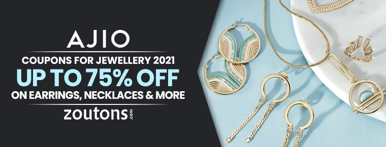 Ajio Coupons For Jewellery (July 2021): Up To 75% Off On Earrings, Necklaces & More