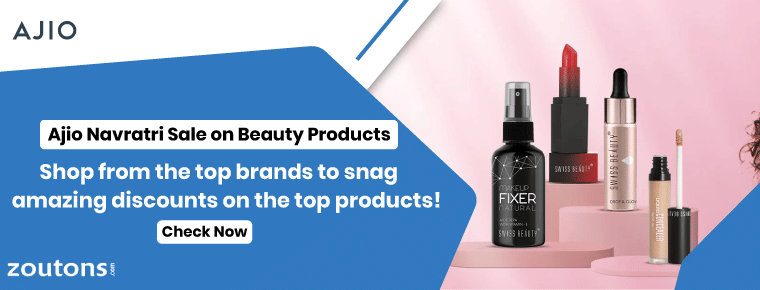 Ajio Navaratri Sale on Beauty Products
