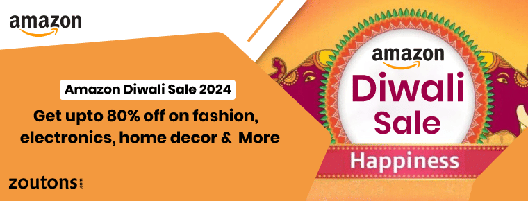 Amazon Diwali Sale 2024 | Get up To 80% Off On Fashion, Electronics, Home Decor, And More