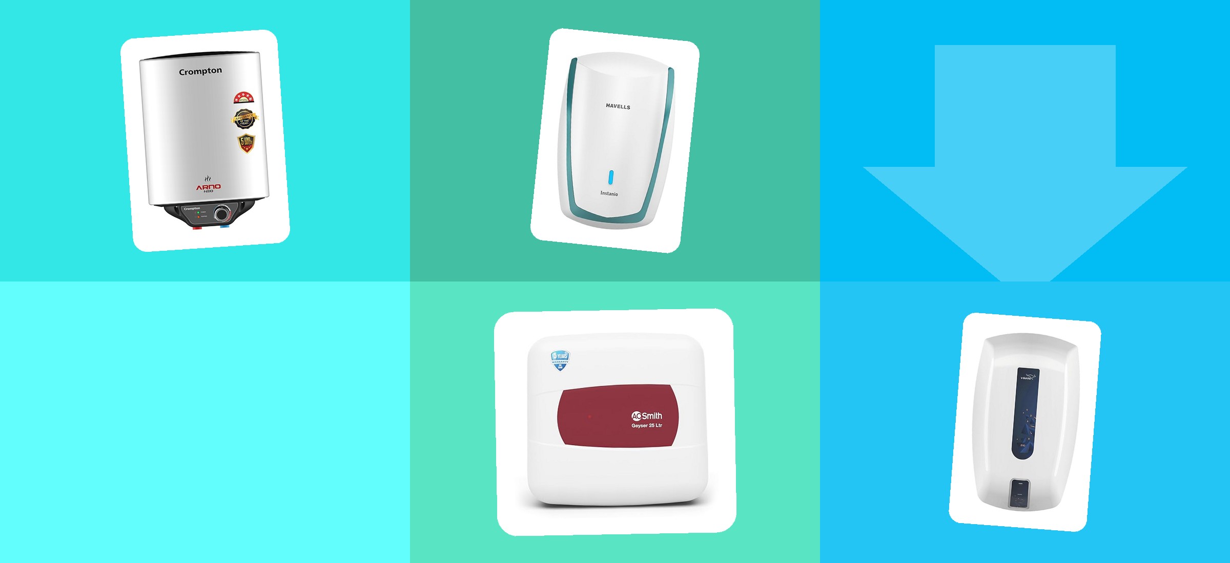Amazon Geyser Price August 2026: 3L Instant to 25L Storage From Rs. 1,699