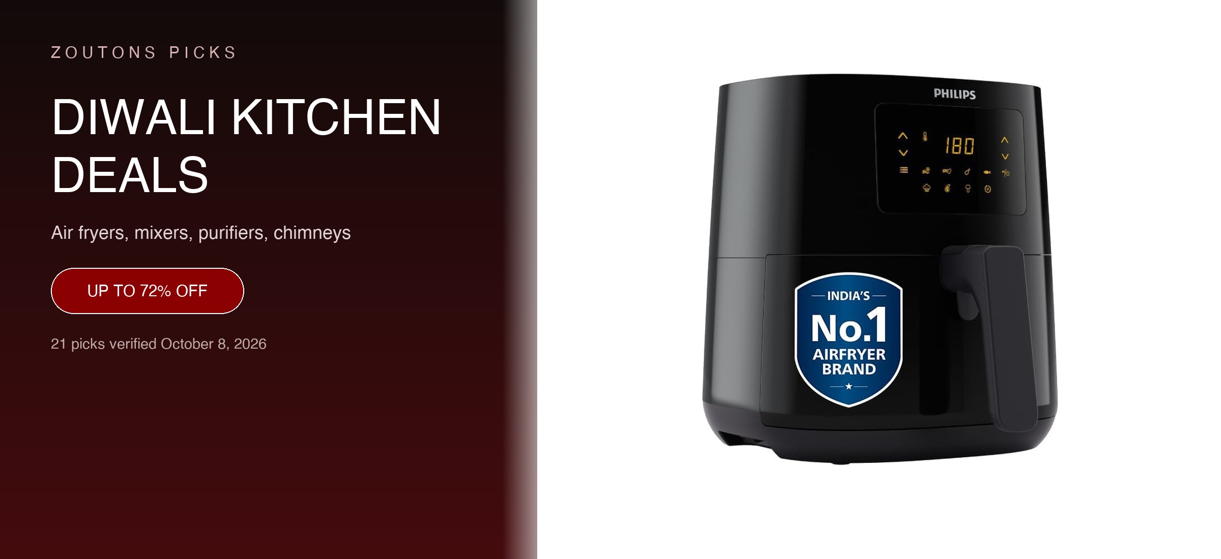 Amazon Great Indian Festival Kitchen Offers October 2026: Air Fryers, Mixers