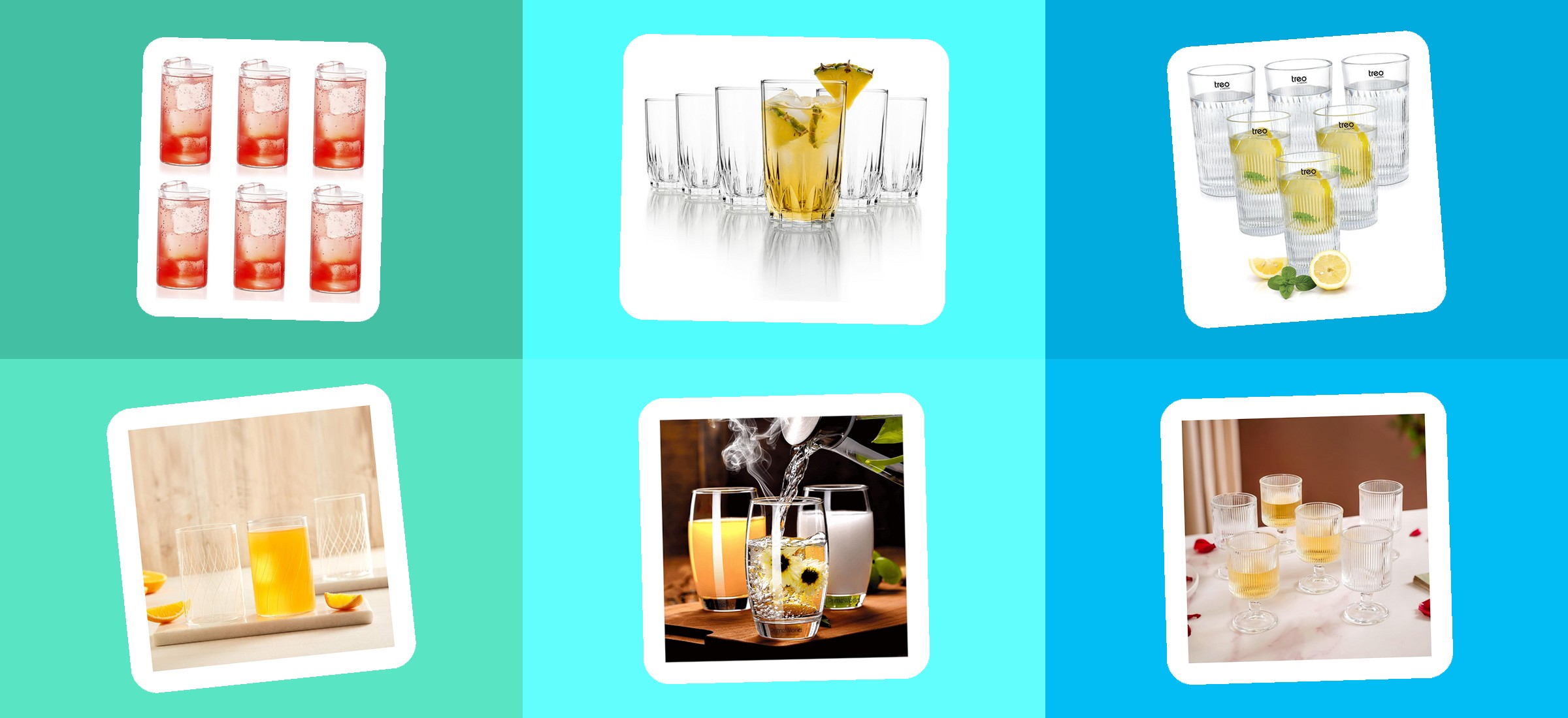 Amazon Glass Set Price October 2026: Rs. 23 to Rs. 216 a Glass