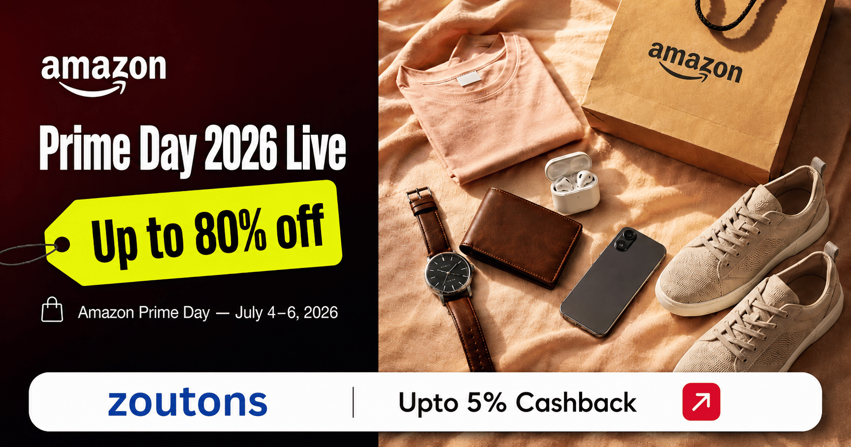 Amazon Prime Day 2026 — 72 Hours of Deals July 4-6 on Amazon India