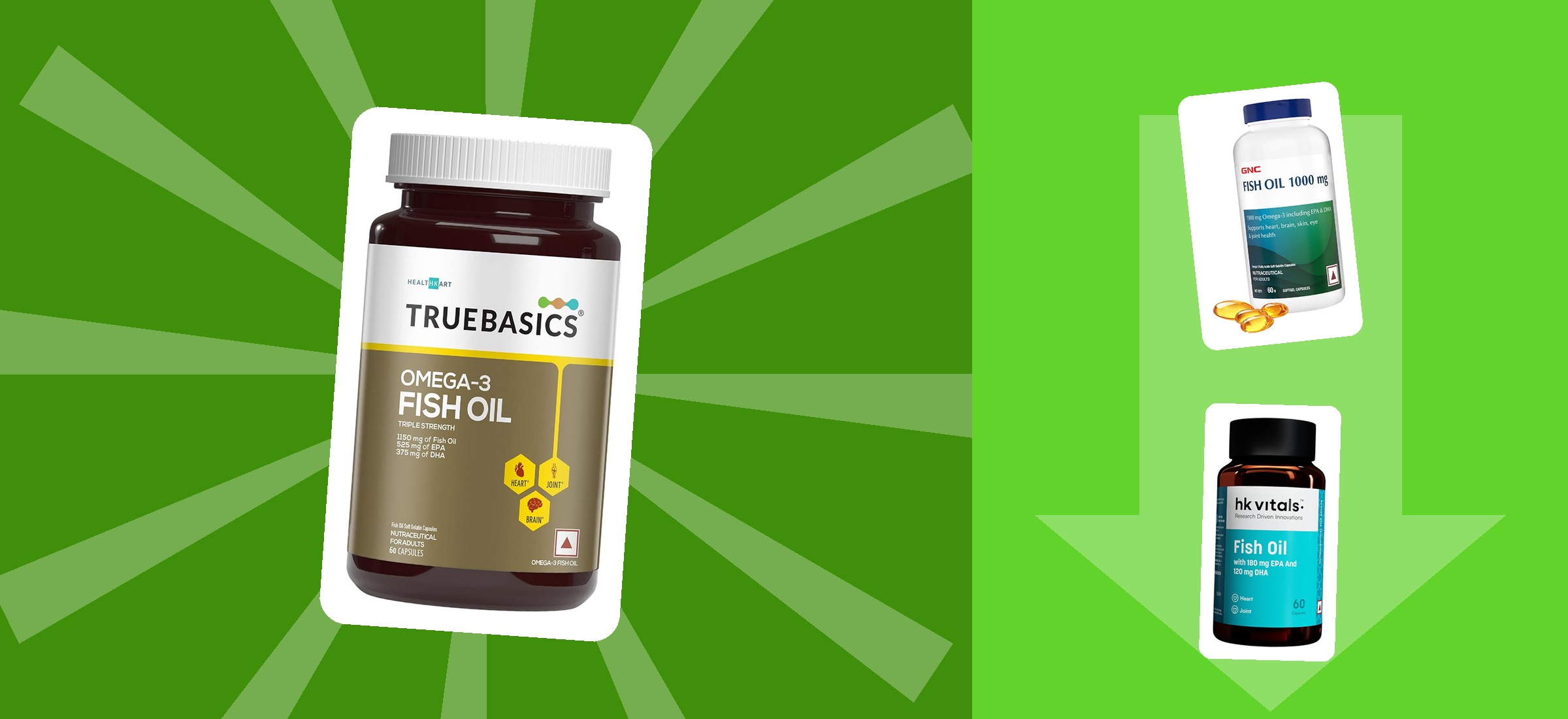 Amazon Omega 3 Price Sept 2026: Rs. 3.32 to Rs. 20 a Capsule
