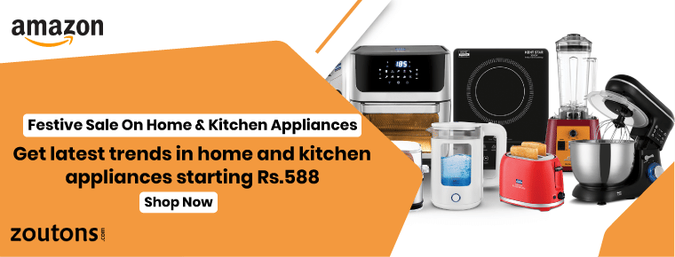 Get latest trends in home and kitchen appliances starting at rs.558 on Amazon