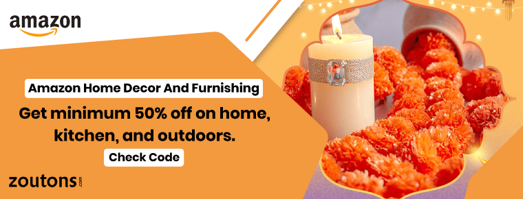 Get minimum 50% off on home, kitchen and outdoors on Amazon