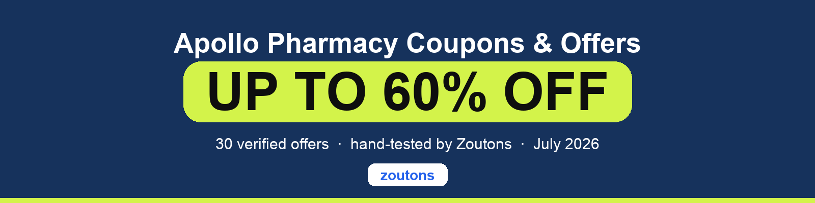 Apollo Pharmacy Coupons July 2026