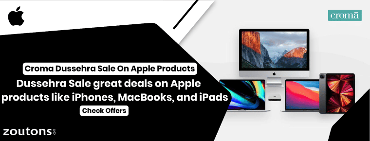 Croma Dussehra Sale On Apple Products