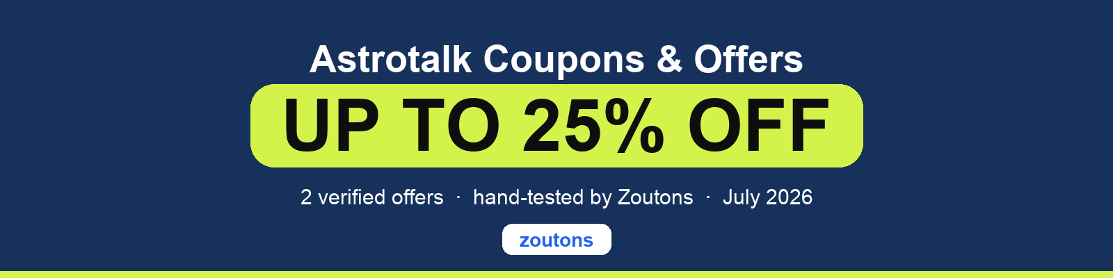 Astrotalk Coupons August 2026