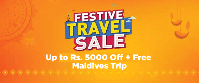 Goibibo Festive Travel Sale 2021: Up To Rs. 5000 Off On Flight Bookings + Free Maldives Trip