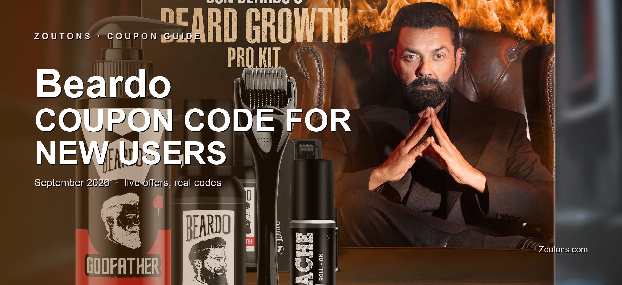 Beardo New User Offer September 2026: 50% OFF on First Order, No Coupon Code Needed