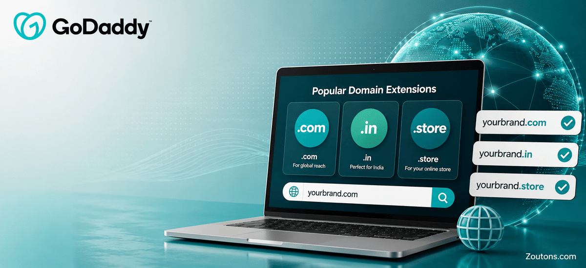 Best Domain Extensions for Your Business in 2026 on GoDaddy