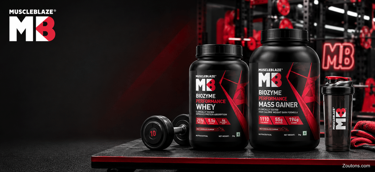 Best MuscleBlaze Proteins and Mass Gainers in India 2026