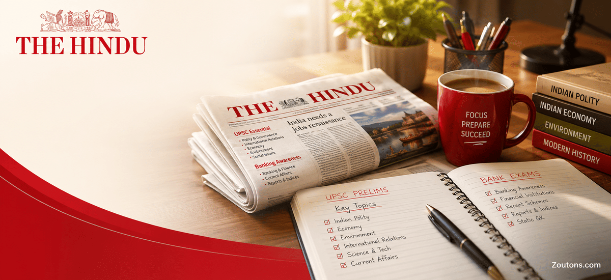 Best Newspaper for UPSC and Bank Exams in 2026: The Hindu Guide