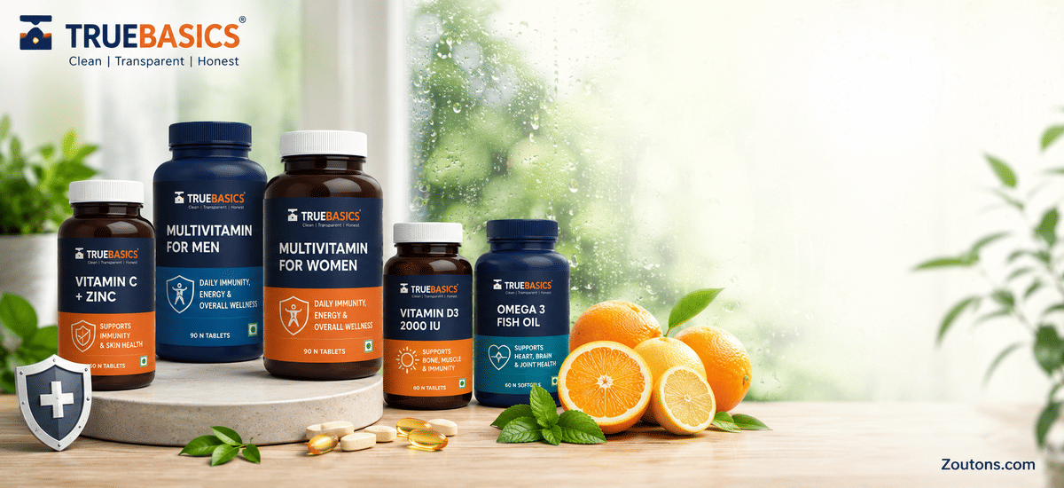 Best TrueBasics Multivitamins for Monsoon Immunity in India 2026