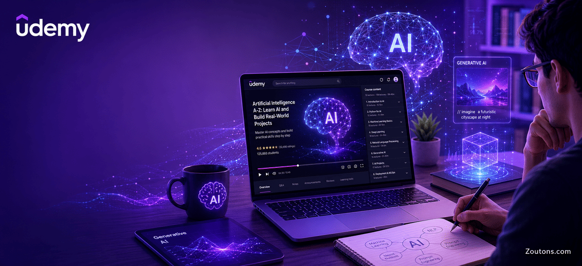 Best Udemy Courses to Learn AI & Generative AI in 2026