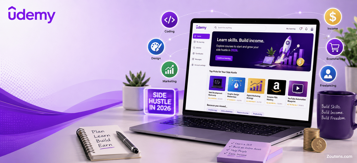 10 Best Udemy Course Types for a Side Hustle in 2026