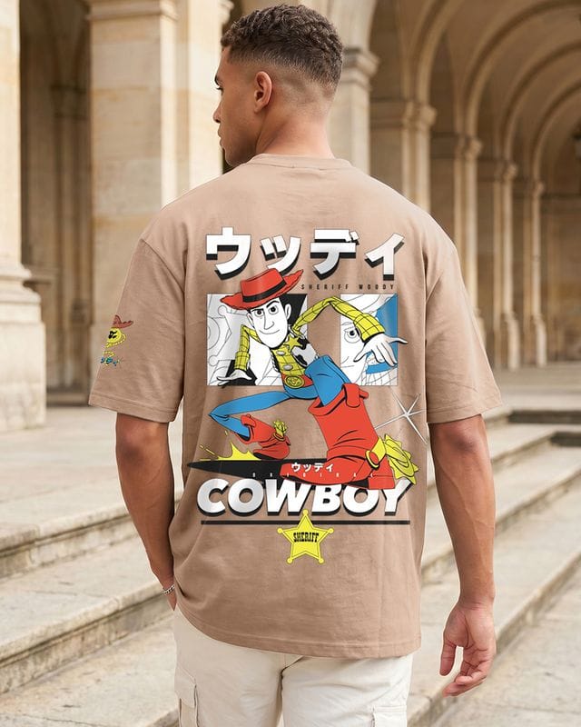 Cow Boy Disney Oversized Tee