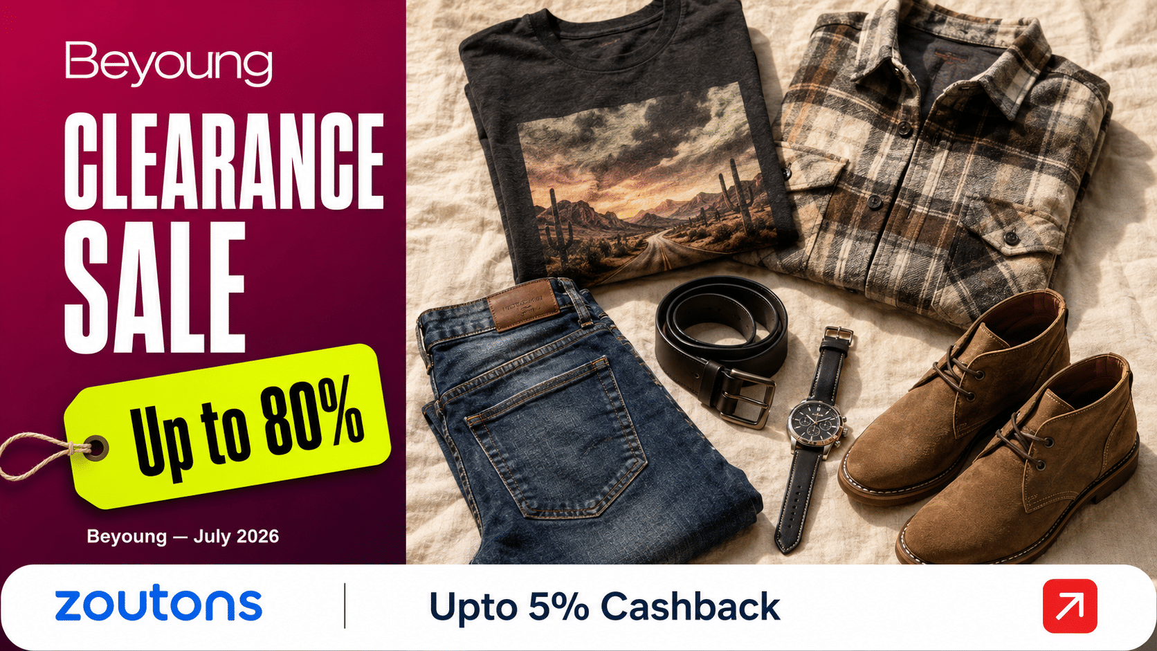 Beyoung Clearance Sale &mdash; Up to <strong class='bold'><strong class='bold'><strong class='bold'><strong class='bold'><strong class='bold'><strong class='bold'>80%</strong></strong></strong></strong></strong></strong> Off on Men's Fashion