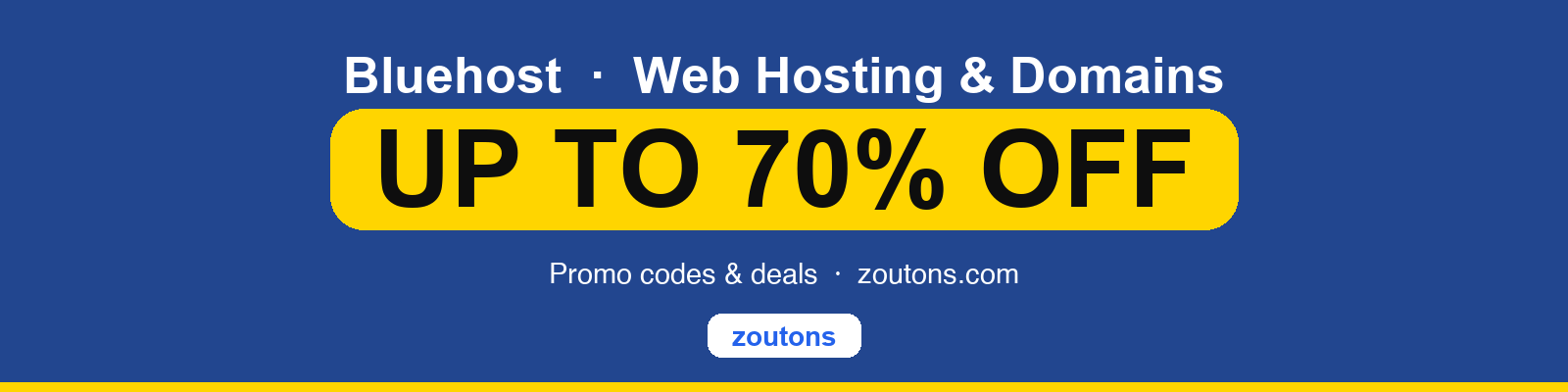 Bluehost coupons
