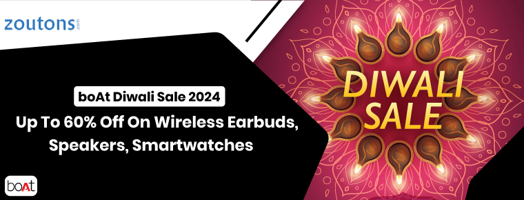 boAt Diwali Sale 2024 | Up To 60% Off On Wireless Earbuds, Speakers, Smartwatches