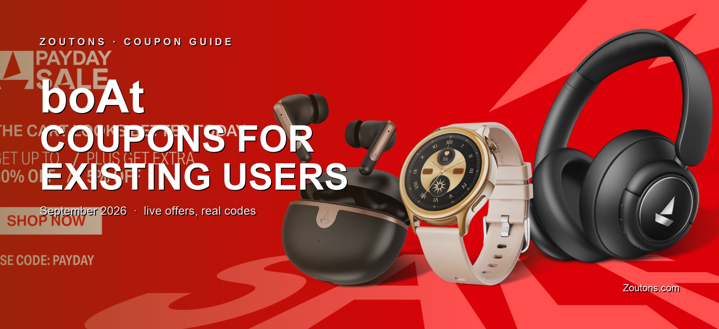 boAt Coupons for Old Users September 2026: 80% OFF for Existing Users