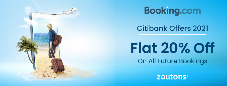 Booking.com Citibank Offers 2021| July Special: Get Flat 10% Cashback On Hotel Reservations + Free Cancellation