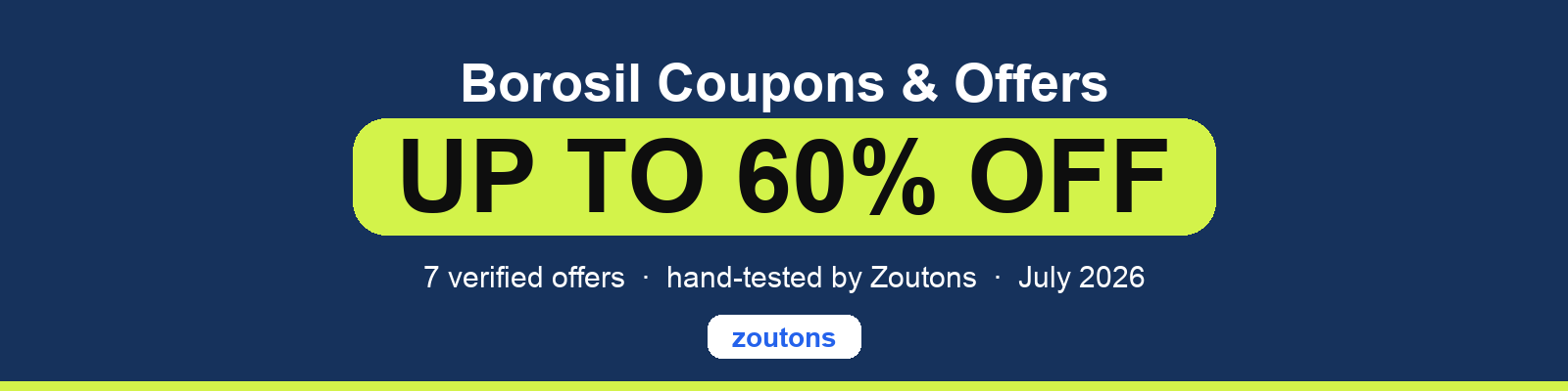 Borosil Coupons July 2026