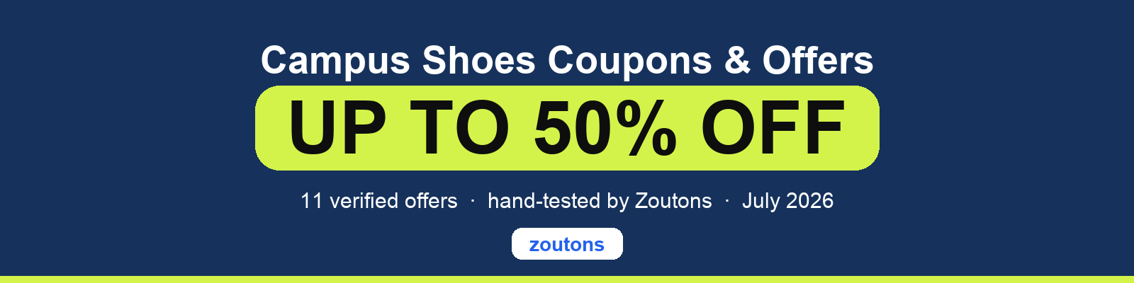 Campus Shoes Coupons July 2026