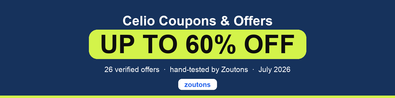Celio Coupons July 2026