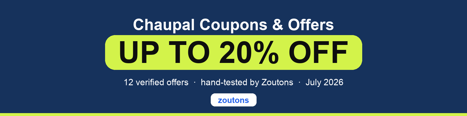 Chaupal Coupons July 2026