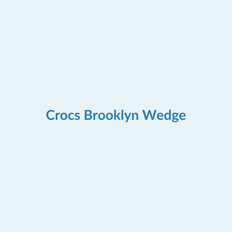Crocs Brooklyn Low Wedge Women India