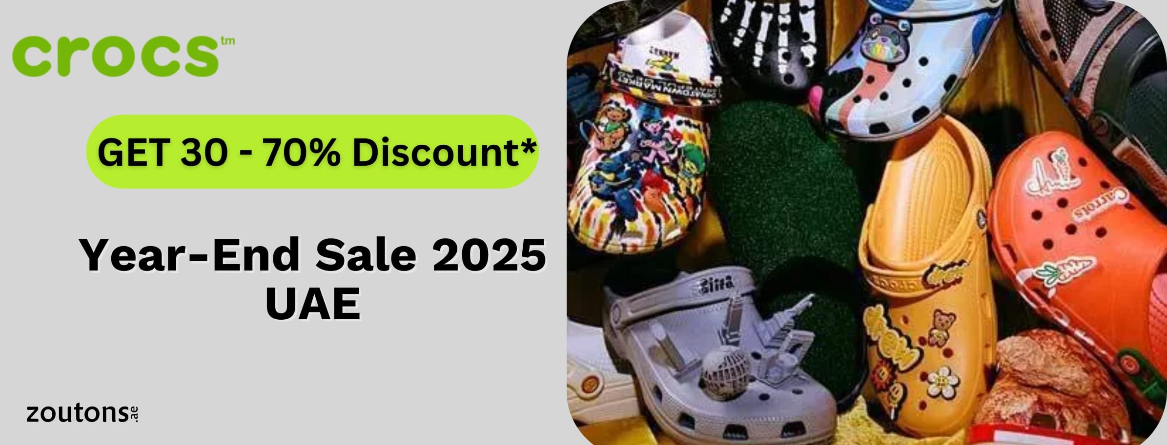 Crocs Year-End Sale 2025 UAE: Best Deals, Top Picks & Verified Coupon Codes