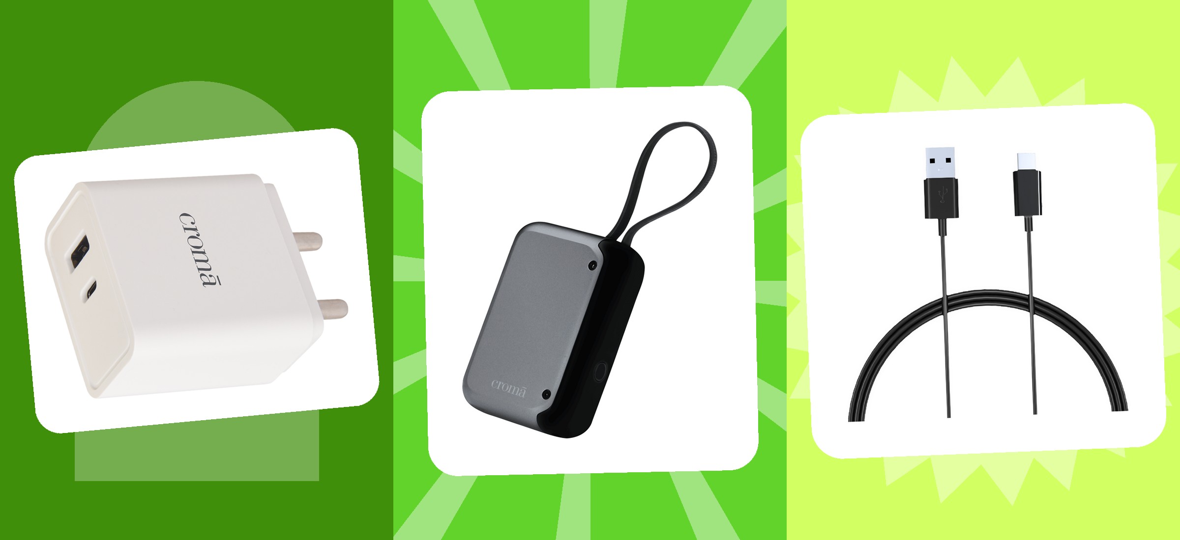 Croma Cable, Charger and Power Bank Prices August 2026: From Rs. 149