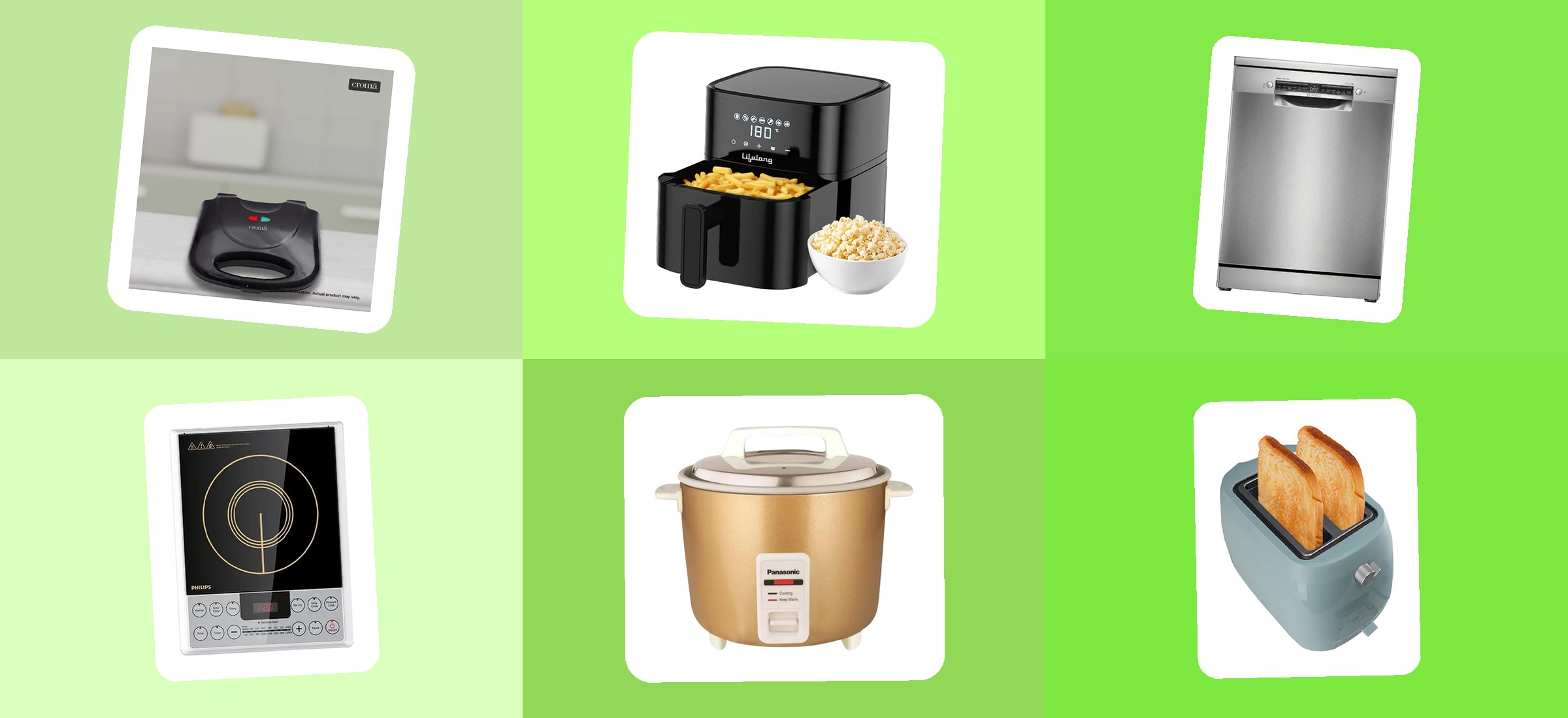 Croma Sandwich Maker, Air Fryer and Dishwasher Prices September 2026
