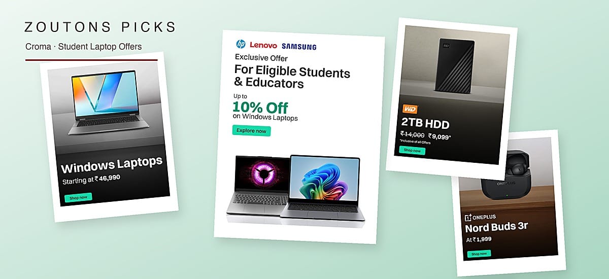 Croma's Student Laptop Stack: the 35 + 10 + Code Math, Decoded