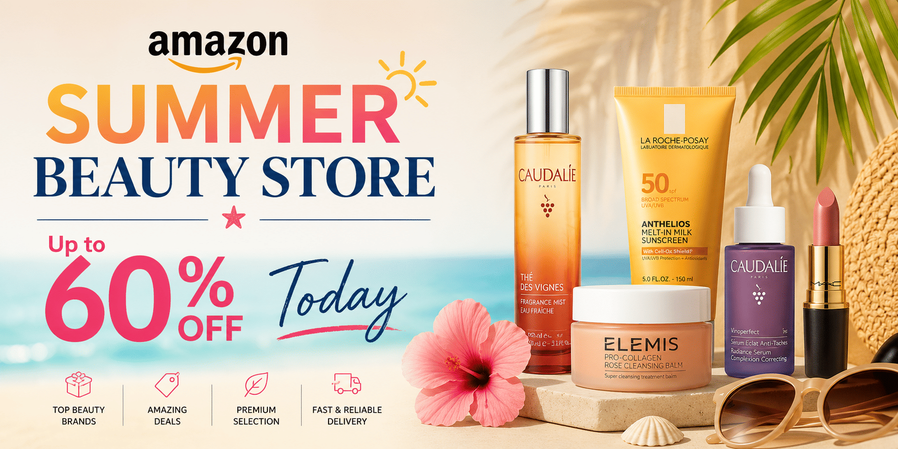 Amazon Summer Beauty Store: Up to 60% Off Today