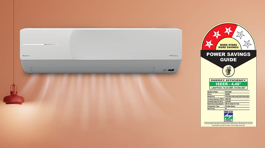 Daikin 1.5 Ton 3 Star Split AC FTKL50XV
