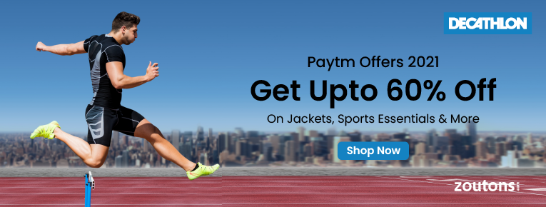 Decathlon Paytm Offers 2021|June| Get Up To 60% Off On T-Shirts, Shorts, Shoes, and more