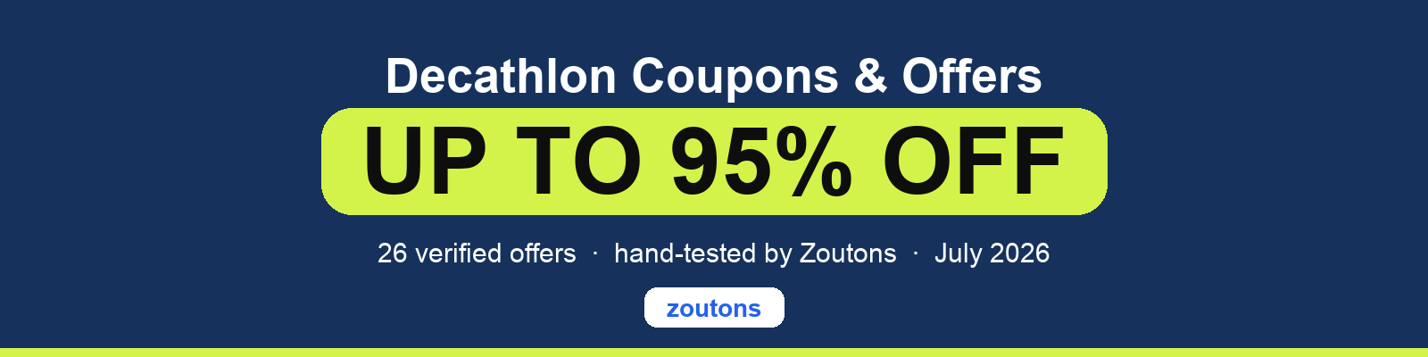 Decathlon Coupons August 2026