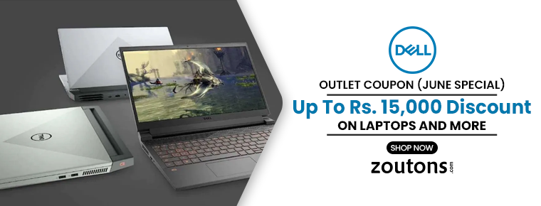 Dell Outlet Coupon |June 2021| Save Up To Rs. 15,000 On Dell Laptops