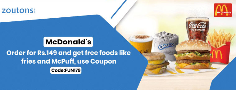 Diwali food offers on McDonald's