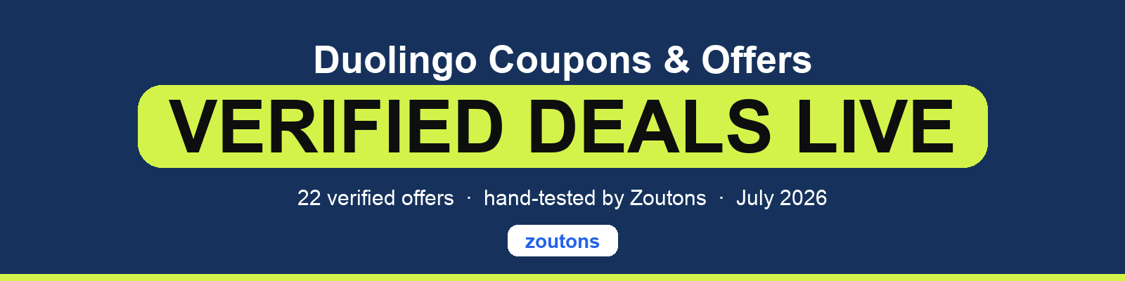 Duolingo Coupons July 2026