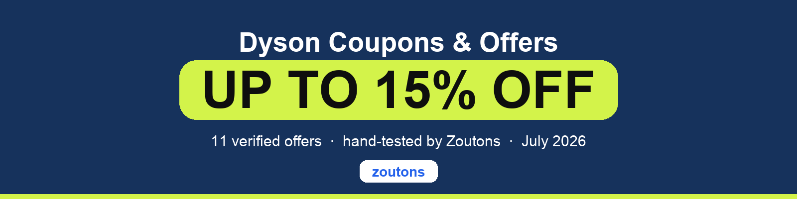 Dyson Coupons July 2026