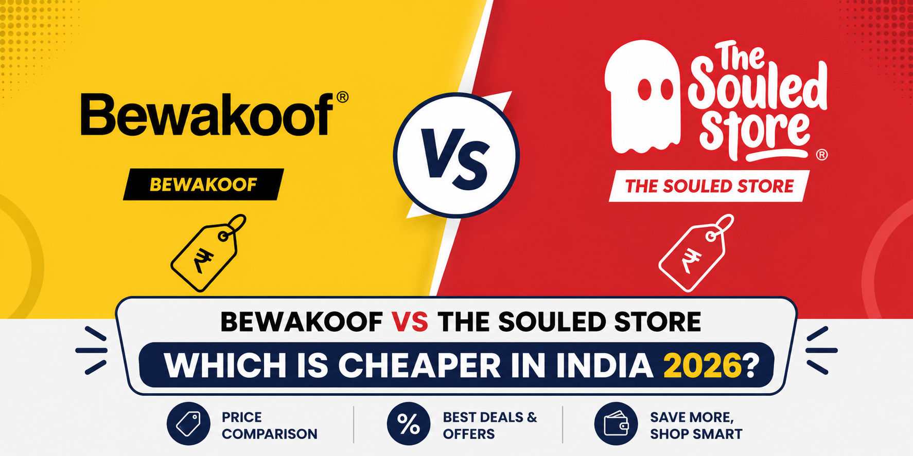 bewakoof vs the souled store which is cheaper in india