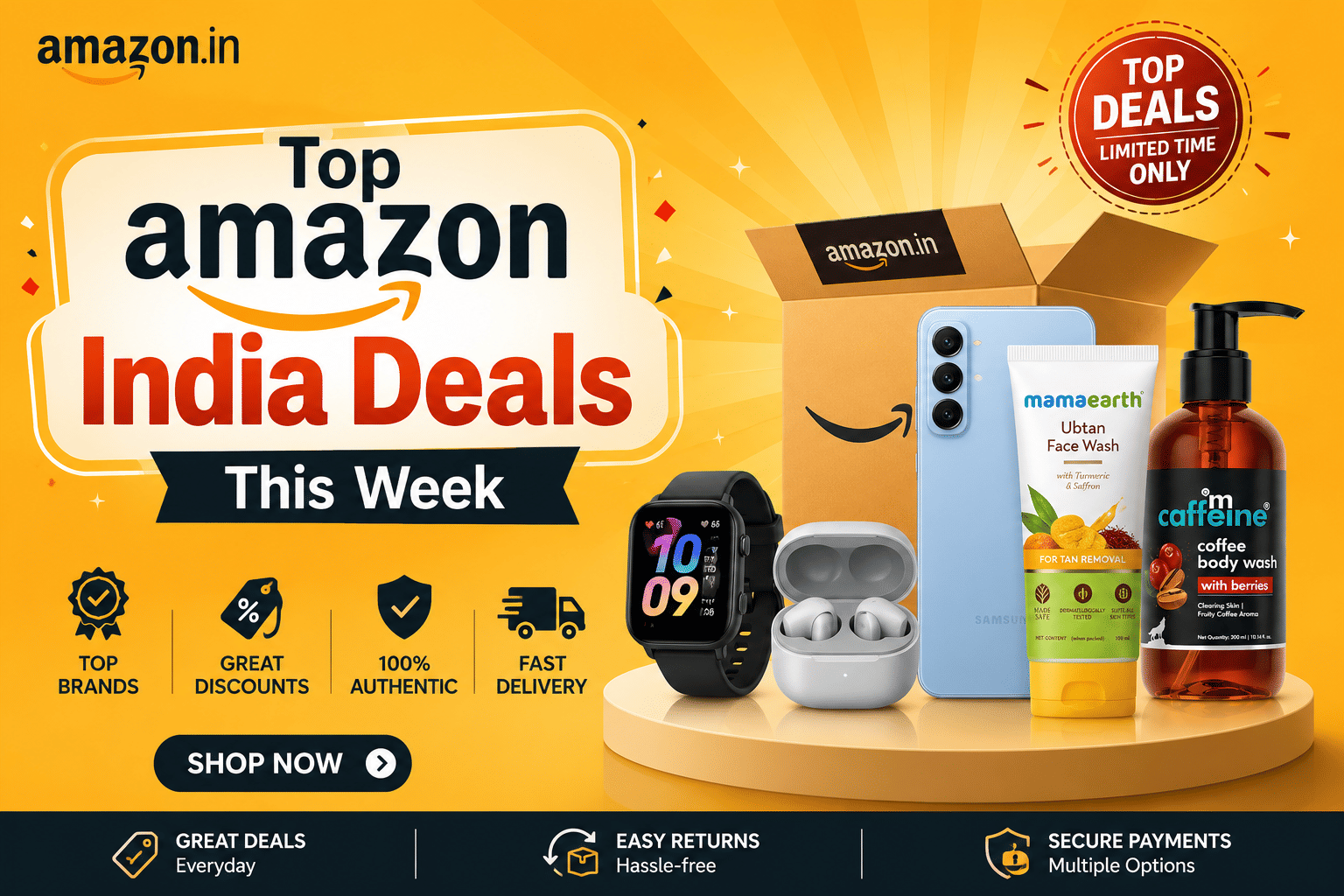 top amazon india deals this week