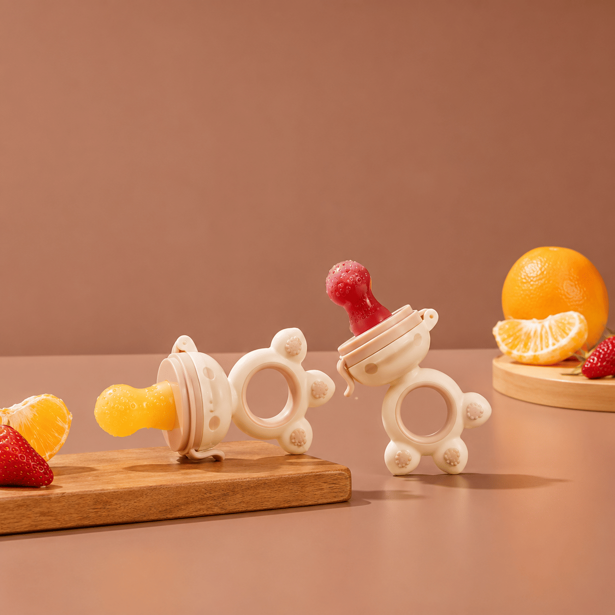 Baby Forest Laalan Paalan Baby Fruit Pacifier Pack of 2