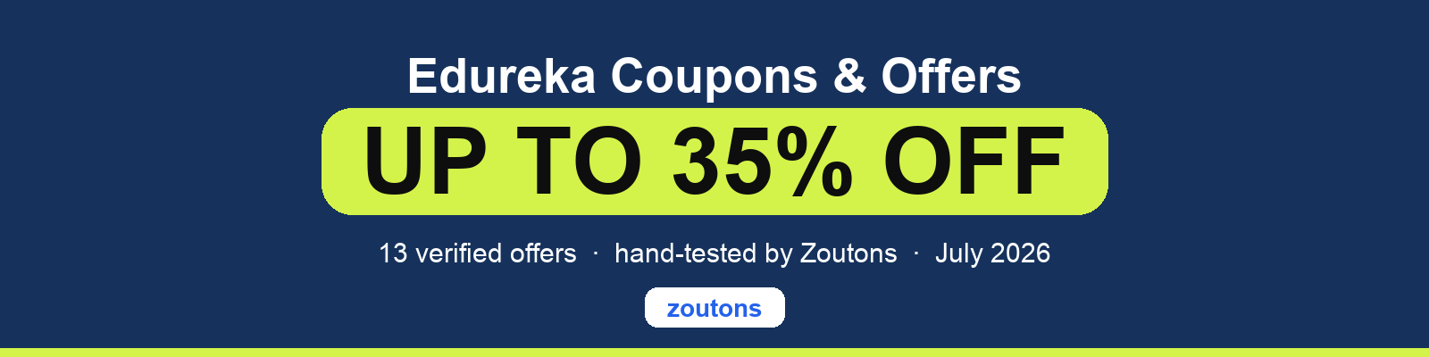 Edureka Coupons July 2026